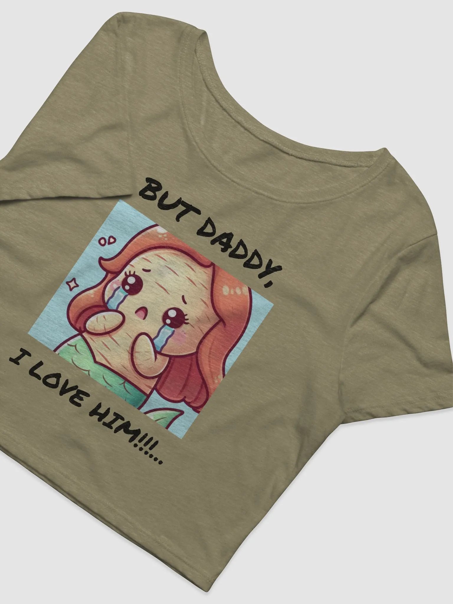 But Daddy... Crop (Black Text) product image (3)
