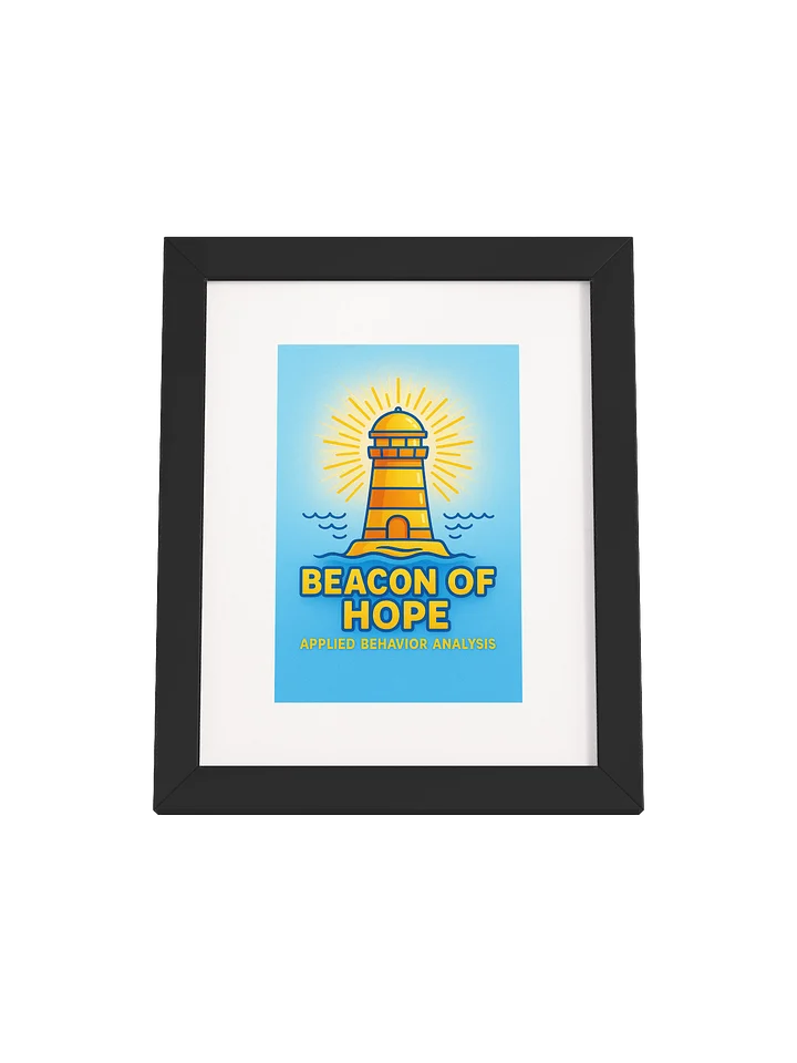 Lighthouse of Positivity Framed Poster product image (5)