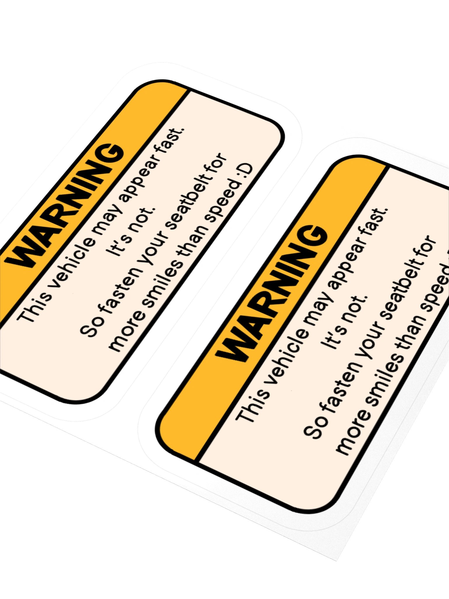 Car Warning Sticker product image (3)