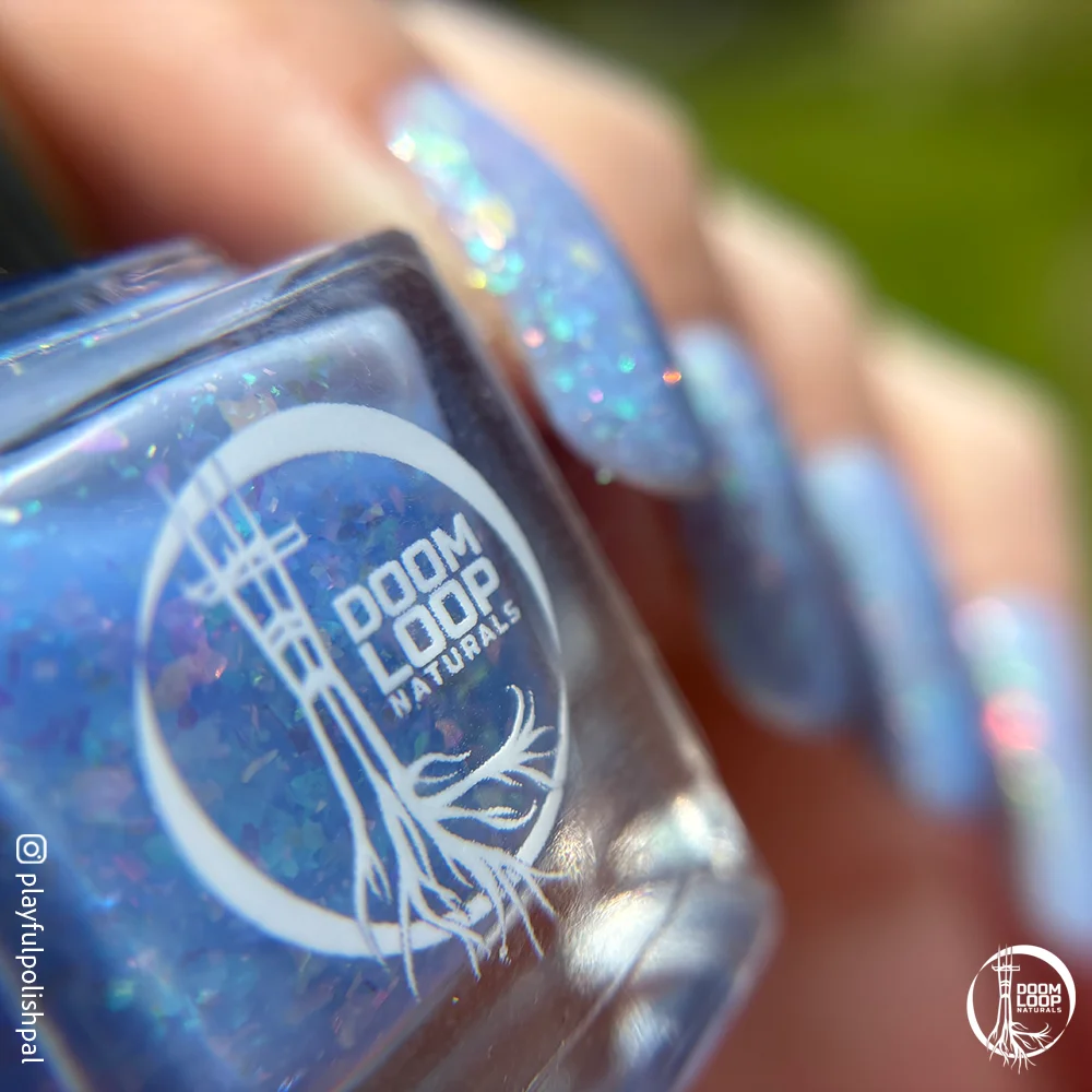 THIS FUTURE THEY FEAR - Luminous Blue Jelly Flakie Nail Polish product image (3)