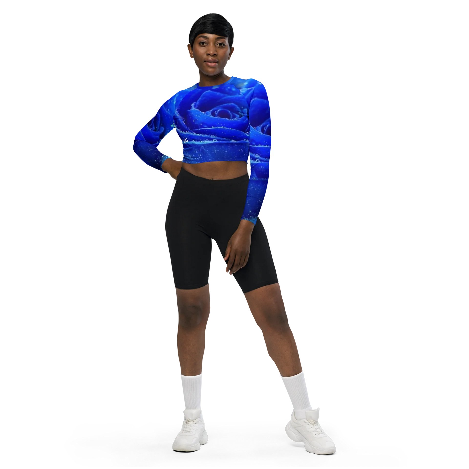 'Your Love' All-Over Long Sleeve Crop product image (1)