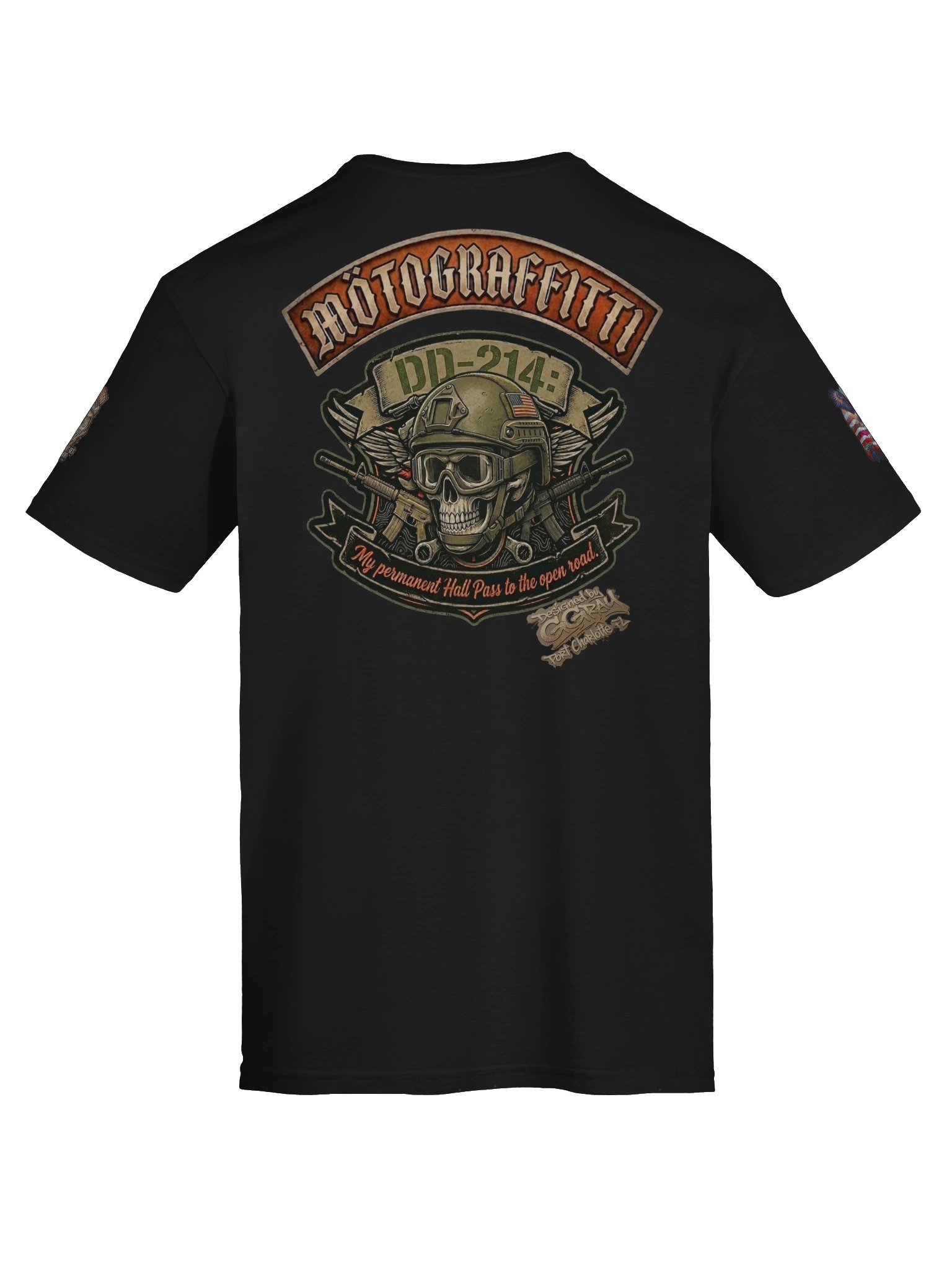 MötoGraffitti DD-214 T-Shirt product image (25)