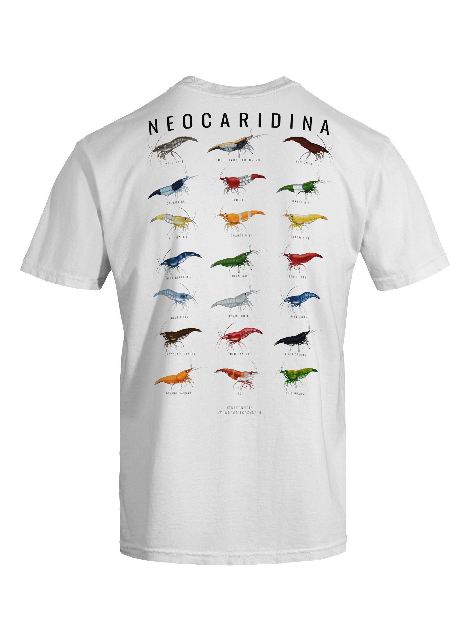 NEOCARIDINA SHRIMP SPECIES T-SHIRT product image (7)