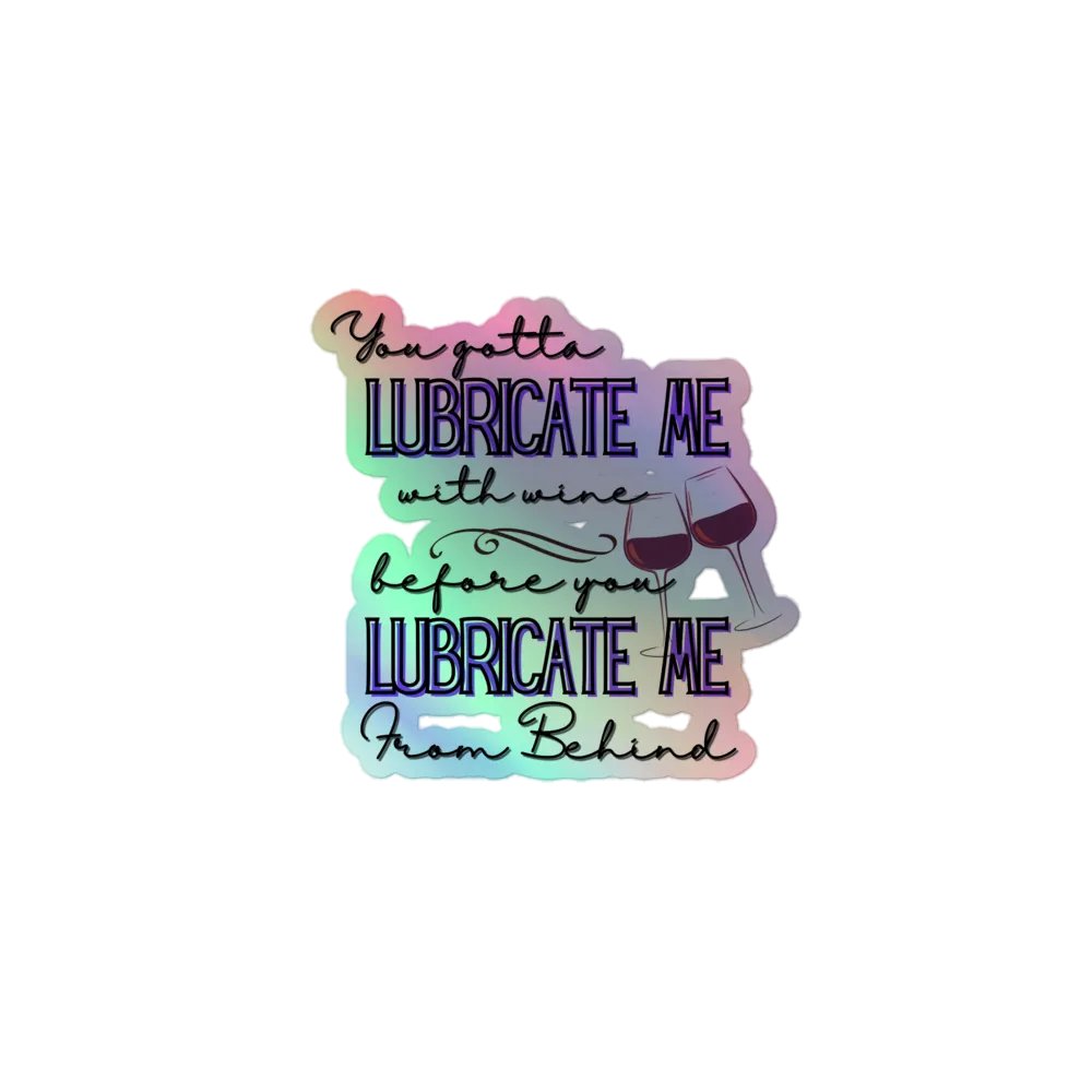 Holographic Lubrication Sticker product image (1)