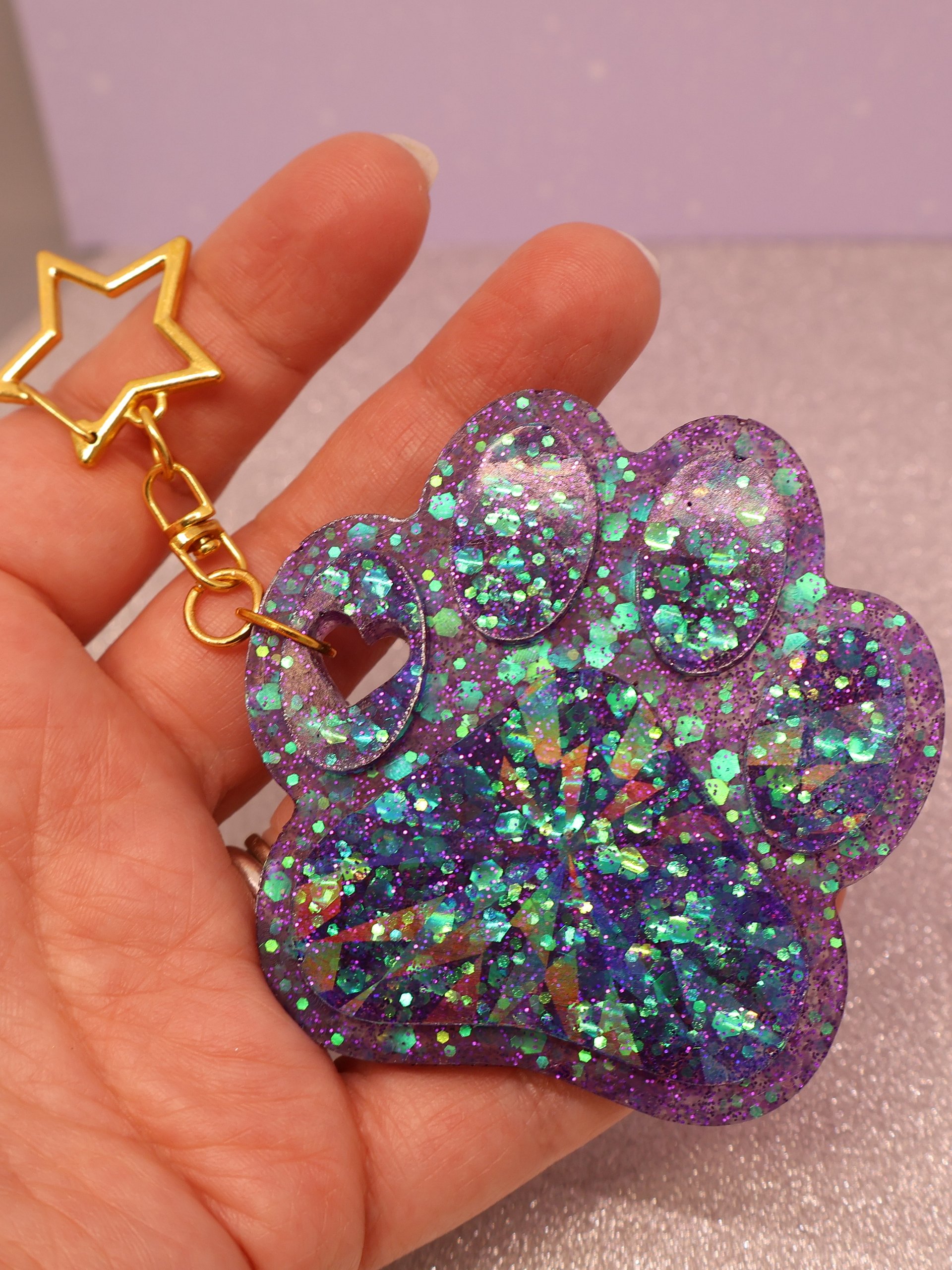 Holo Paw Keychain Version 2 product image (2)