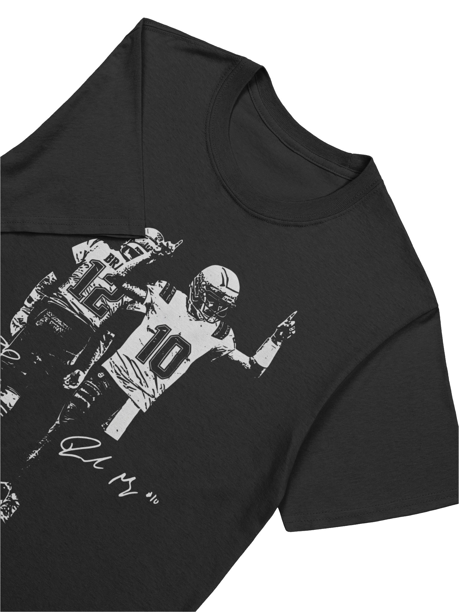 Drake Maye And Tom Signature NFL Quarterback Shirt product image (5)