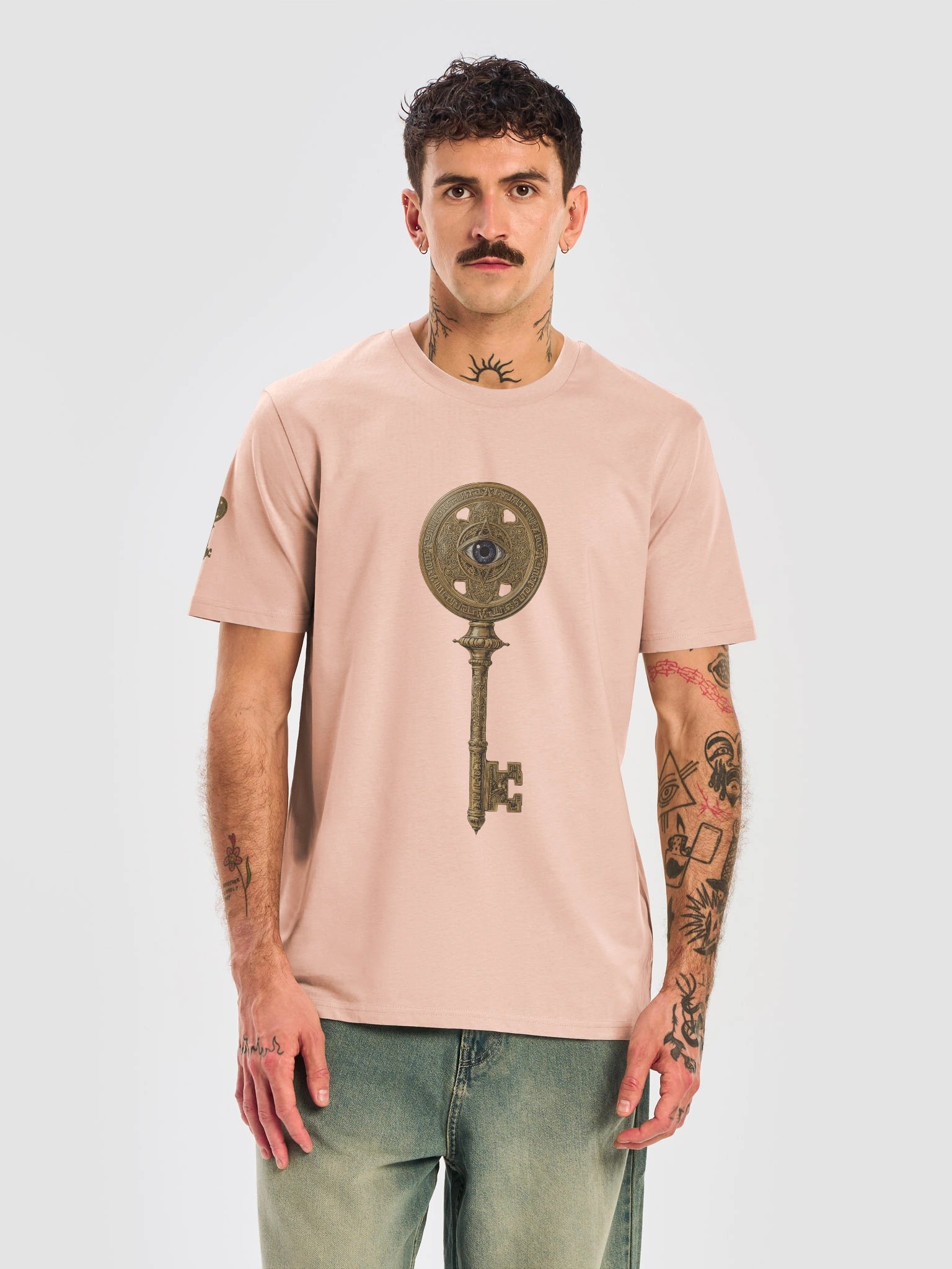 The Gatekeeper’s Key – Fraiche Peche Sigil Edition (Front + Right Shoulder Print) product image (5)