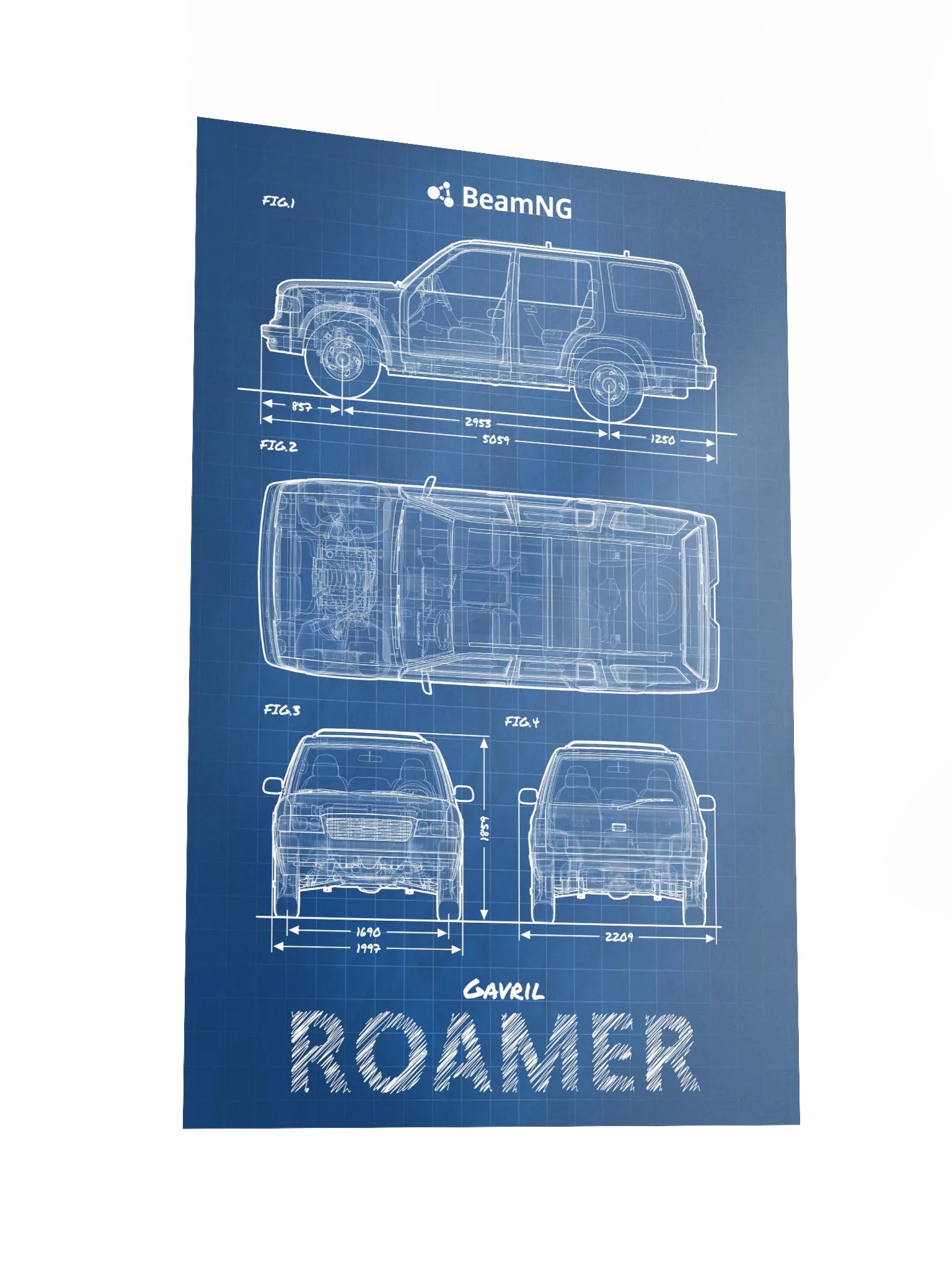 Gavril Roamer Blueprint Poster product image (4)