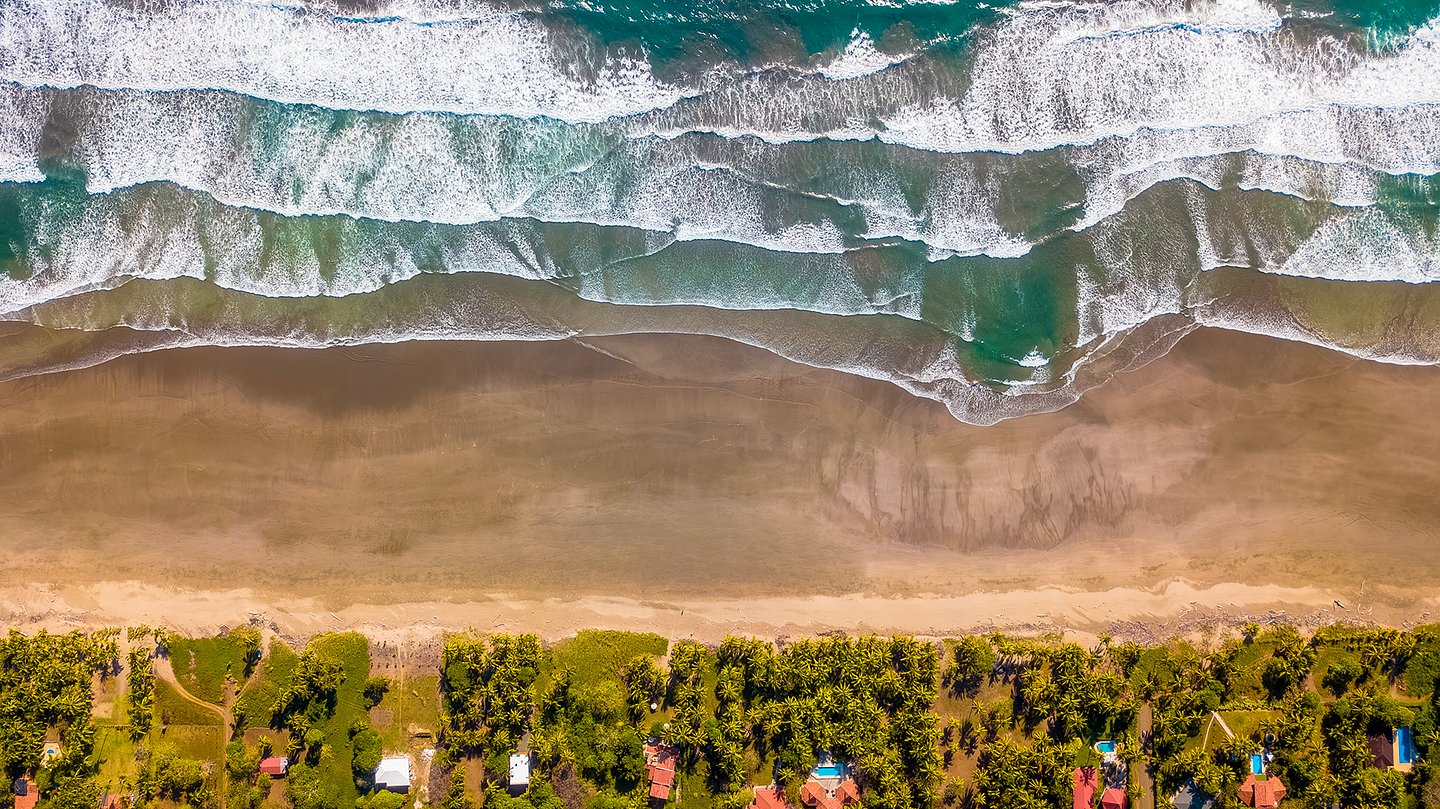 Playa Coyote from above, Costa Rica