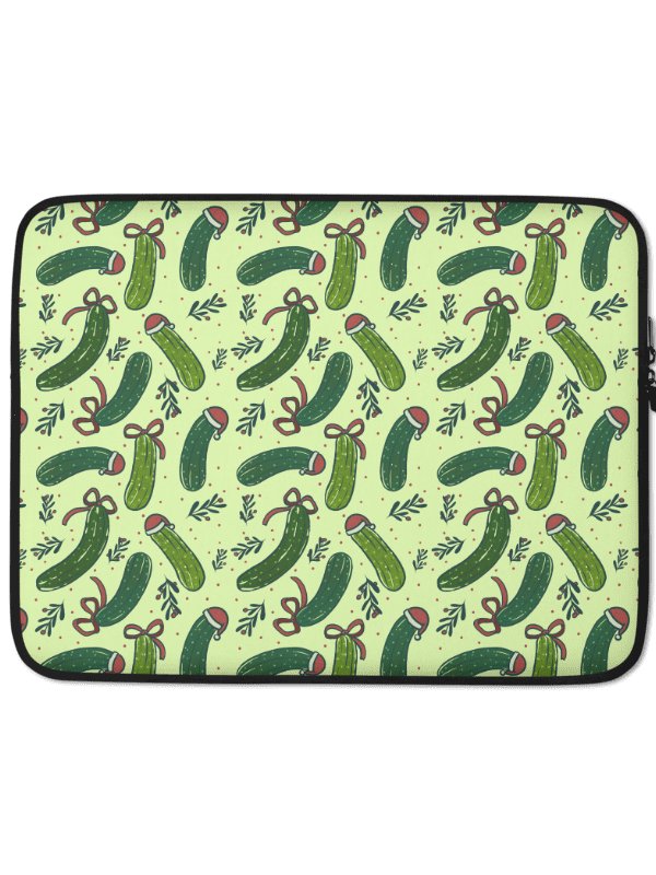 Christmas Dill Pickles Pattern Laptop Sleeve product image (3)