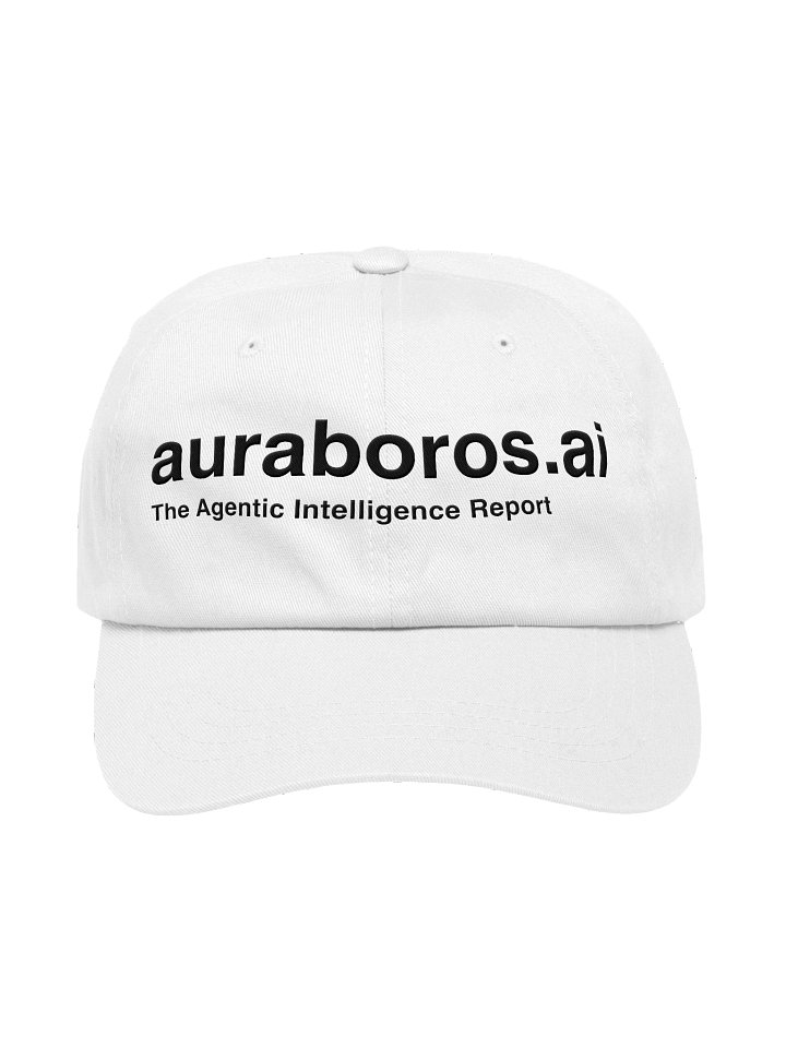 auraboros.ai Classic White Dad Hat product image (1)