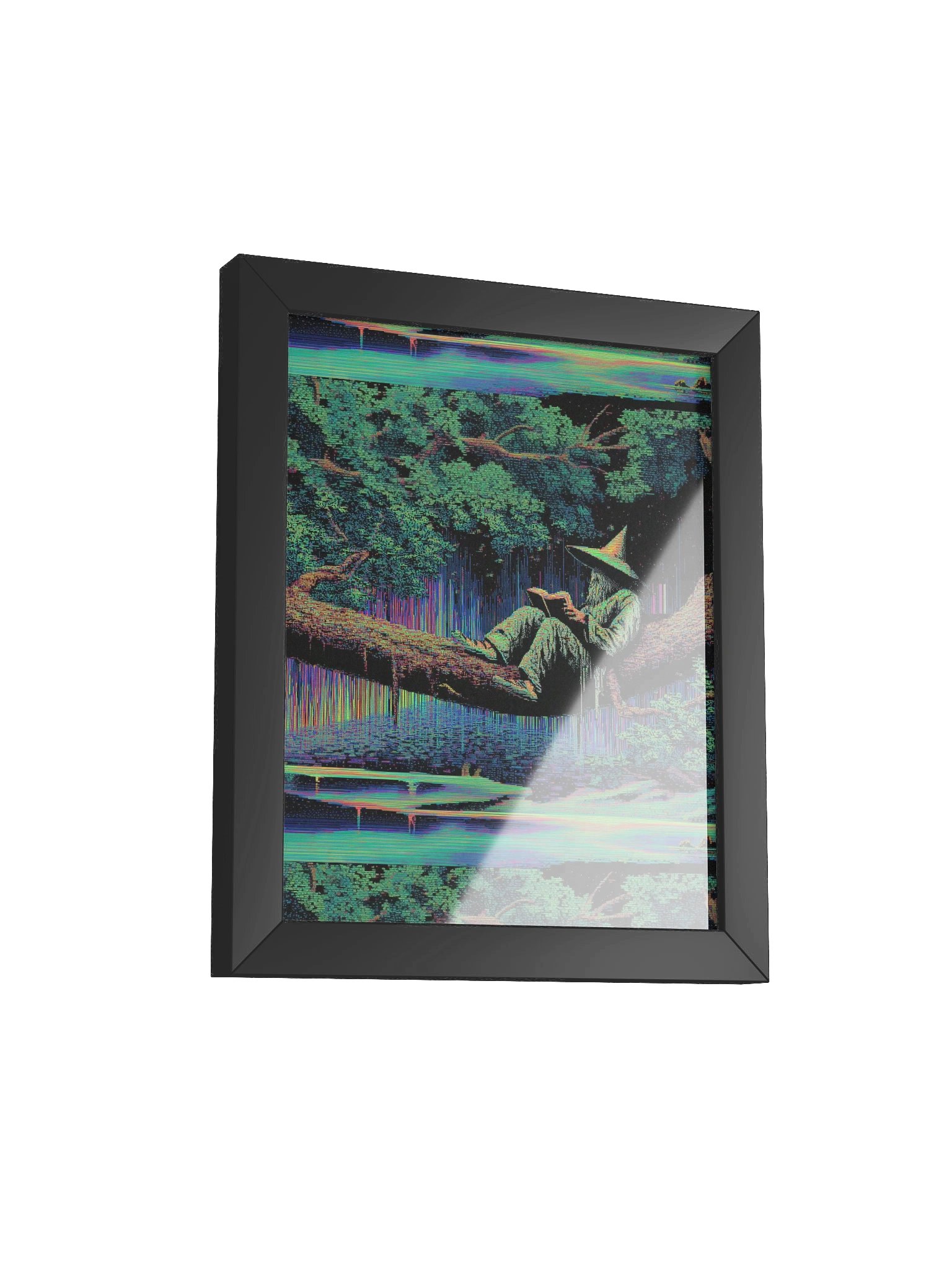 Lazy Wizard Cover - Wood Framed Poster product image (2)