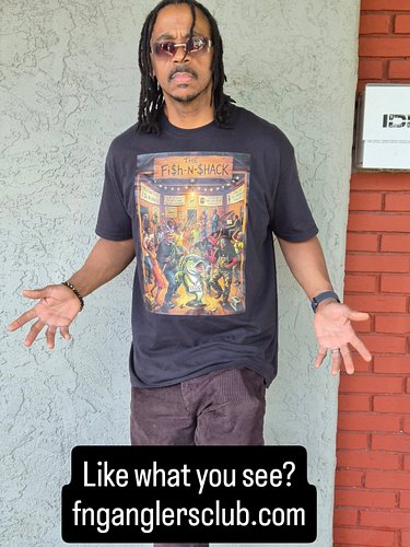 If you like what you see... like fresh fishing tee's, go to fnganglersclub.com and cop some of that Fi$h-N-Game merchandise, ...