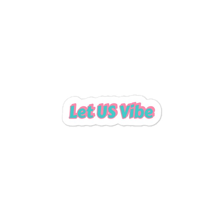 Let US Vibe Sticker product image (1)
