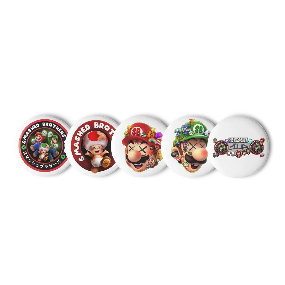 Smashed Brothers Pins Collection product image (1)