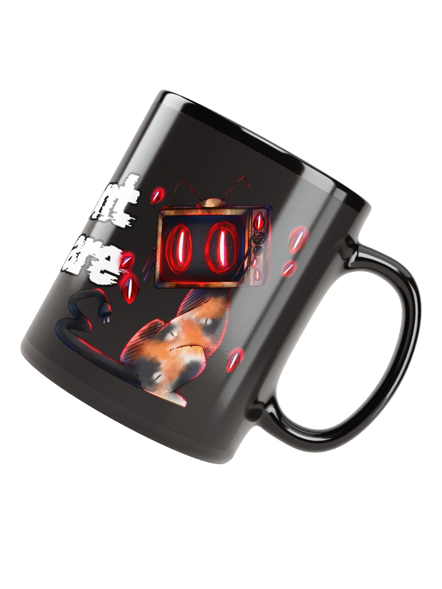 Analog Whiskers | Don't Stare Mug product image (4)