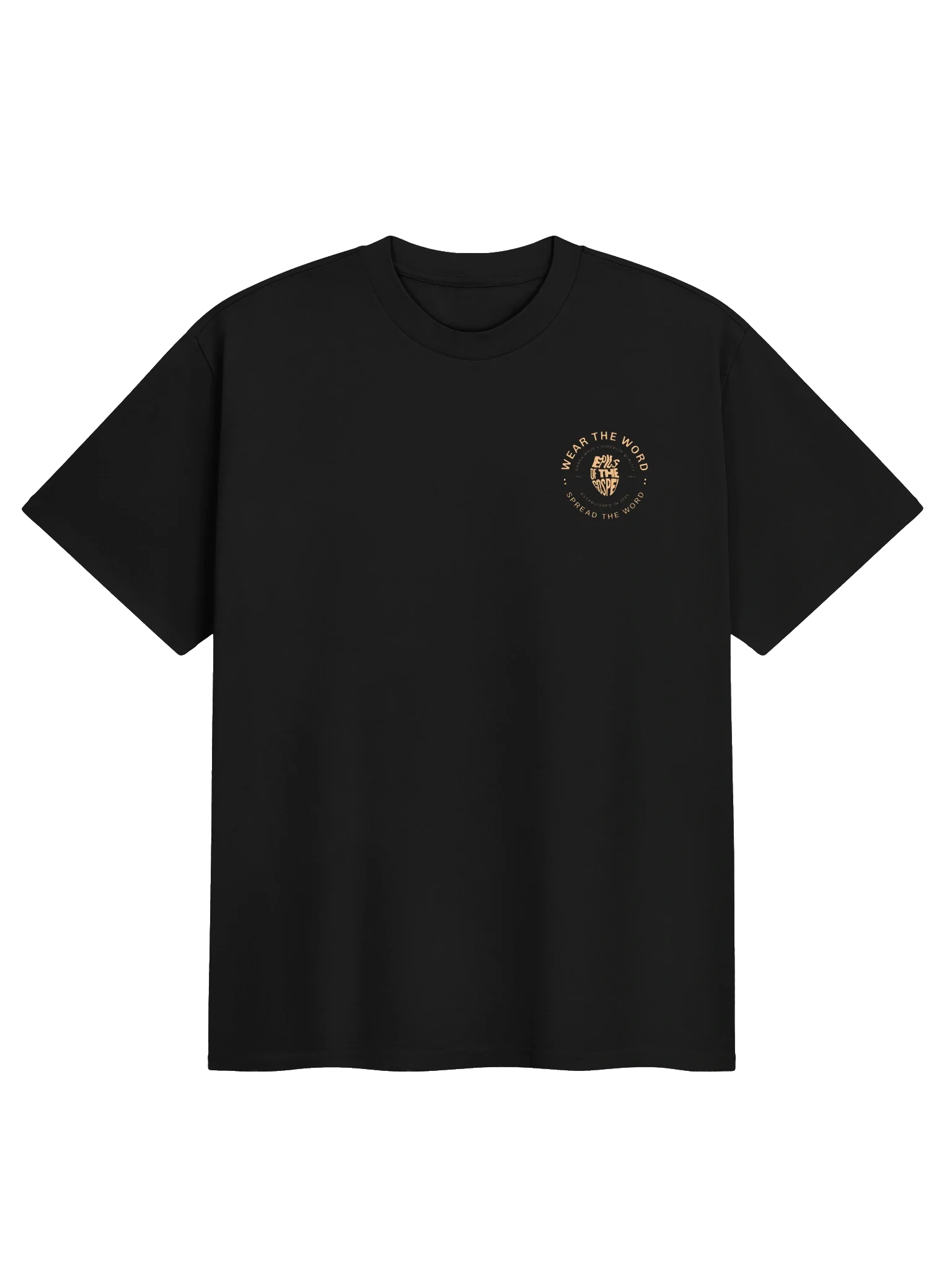 Jesus Is King' Black Heavy Tee