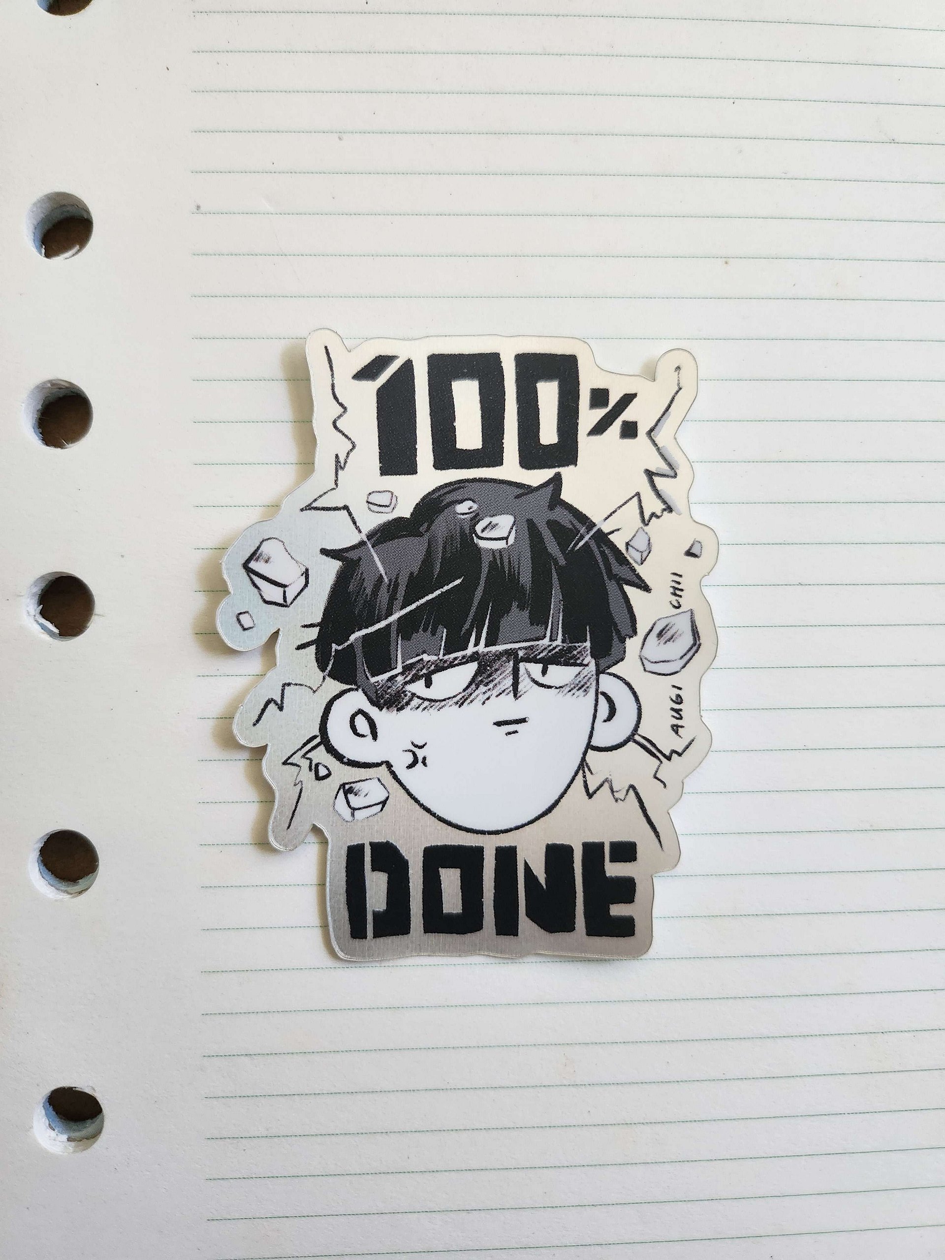 🟠Mob // Matte Die Cut Holo Sticker product image (1)