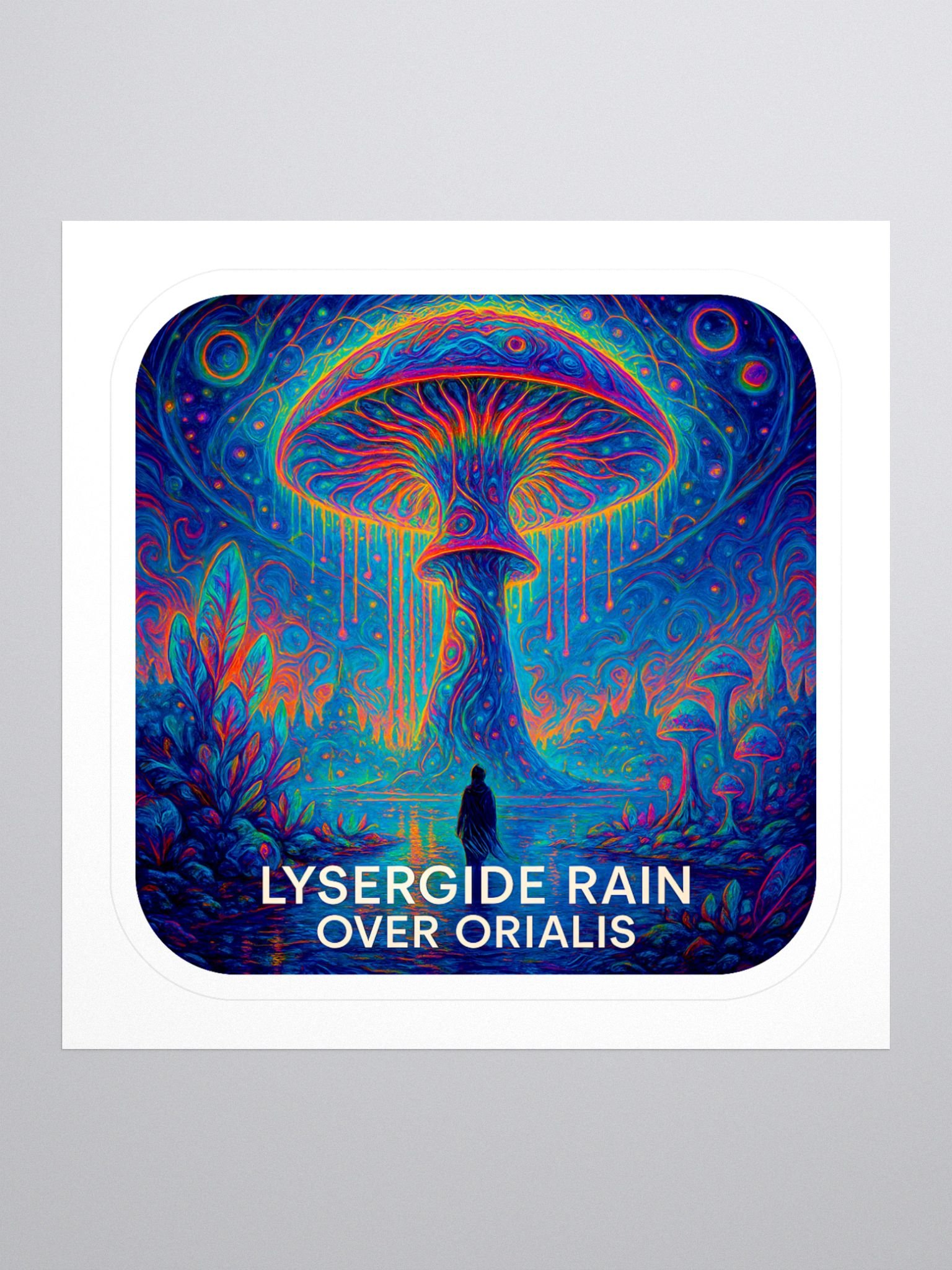 Lysergide Rain Over Orialis Stickers product image (1)
