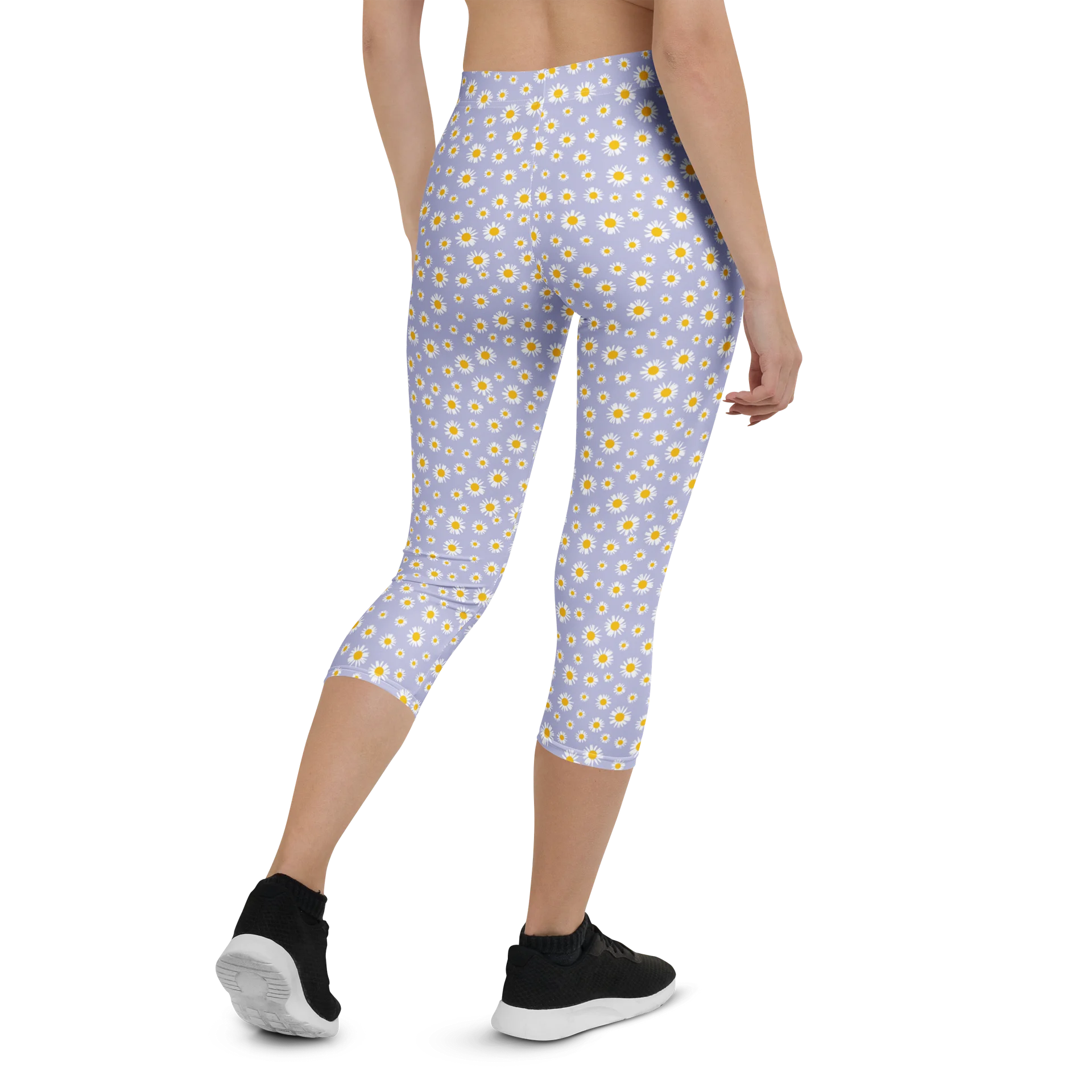 Comfortable Capri Leggings in Chamomile Print product image (2)
