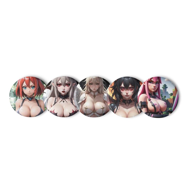 Glossy Pin Button Set product image (3)