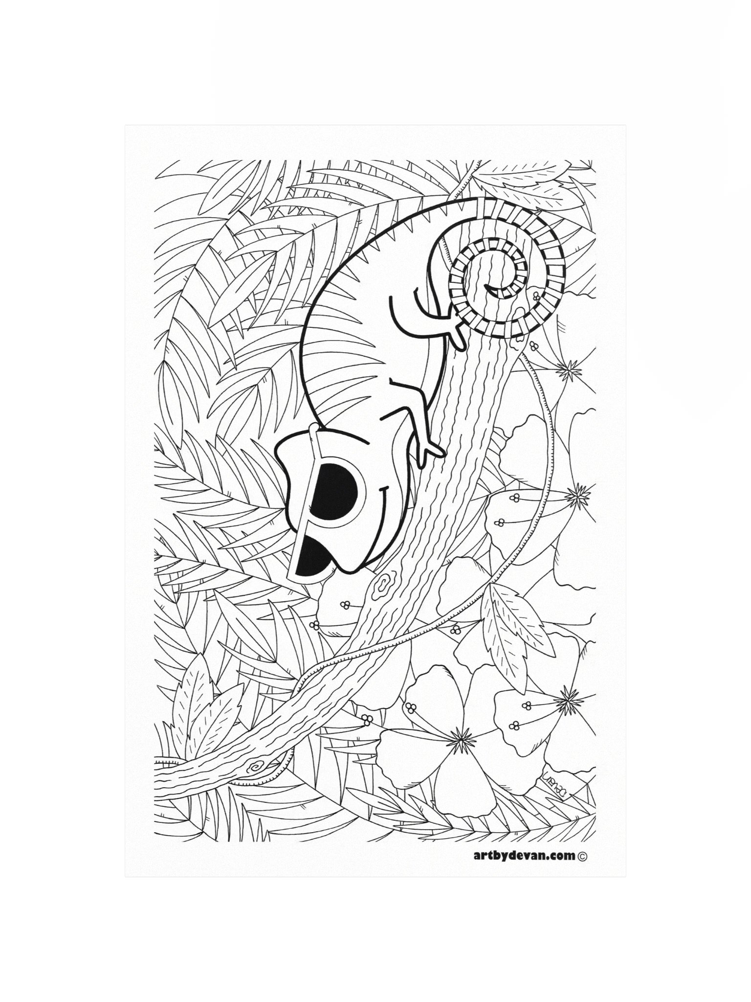 Color Your Own Art: Mr. Chill product image (4)