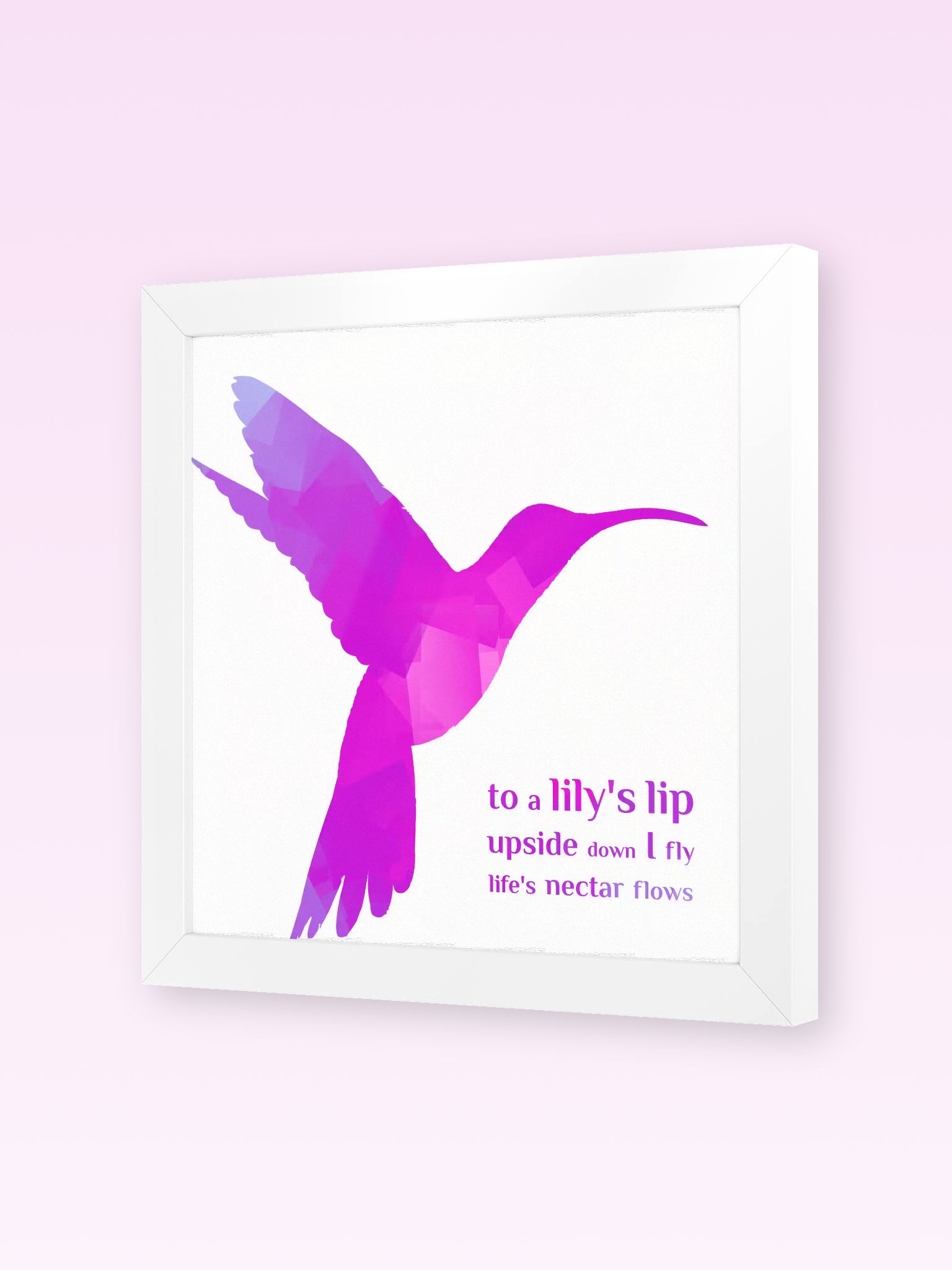Framed Museum-Quality Poster - Hummingbird product image (2)