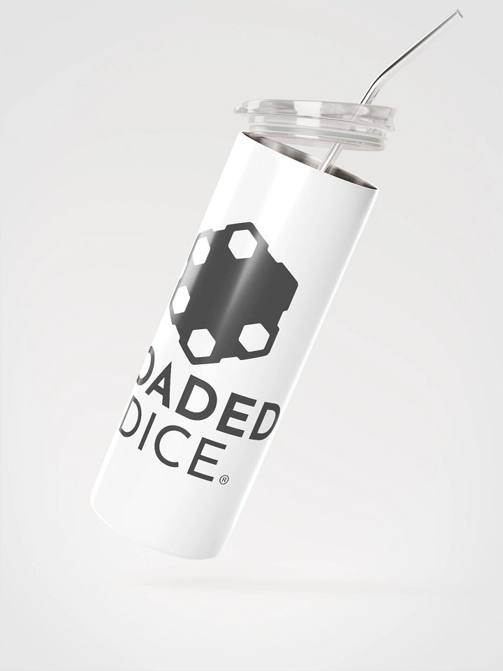 Loaded Dice Stainless Steel Tumbler White product image (2)