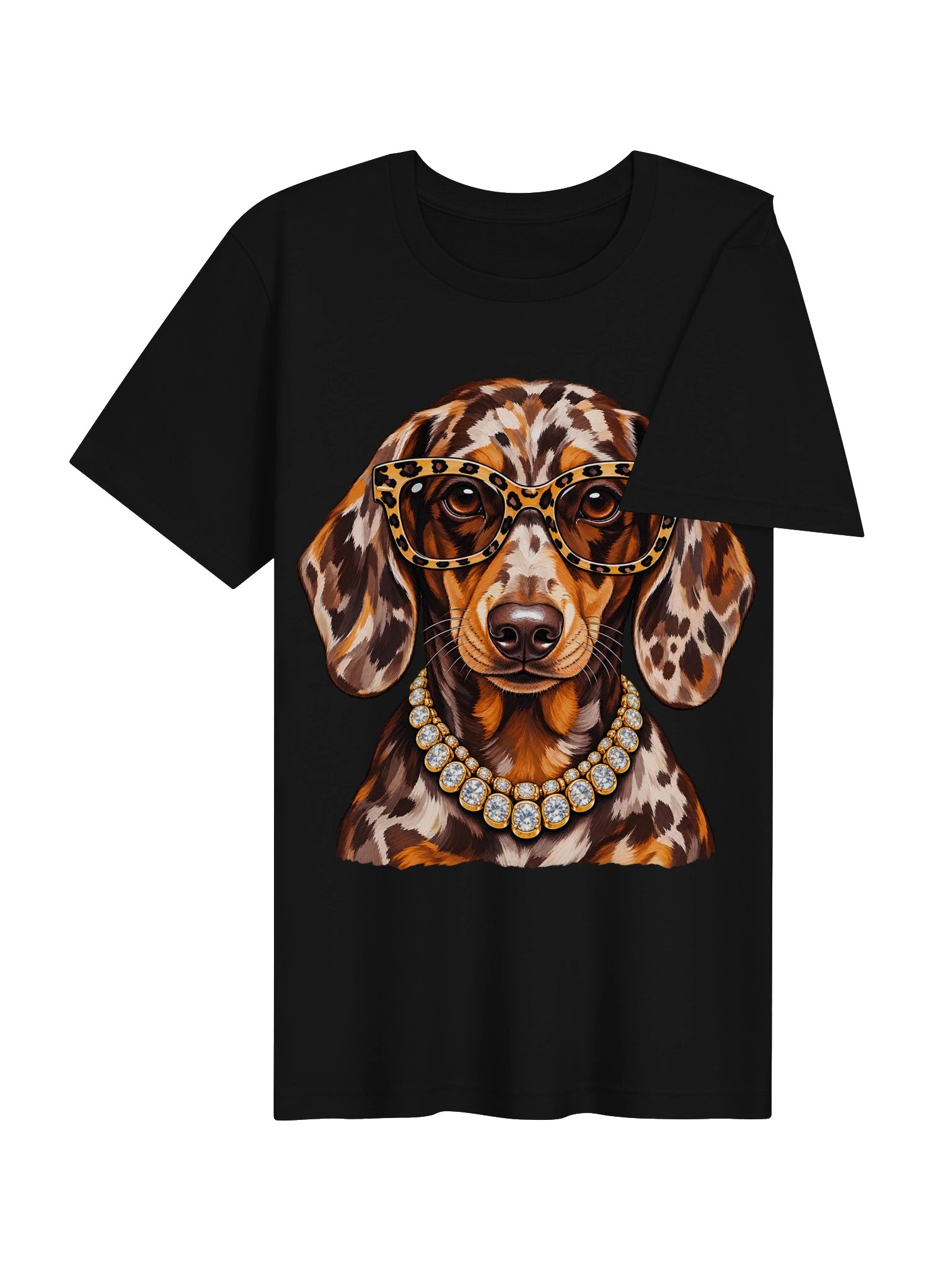 Leopard Luxe Dachshund Tee product image (4)