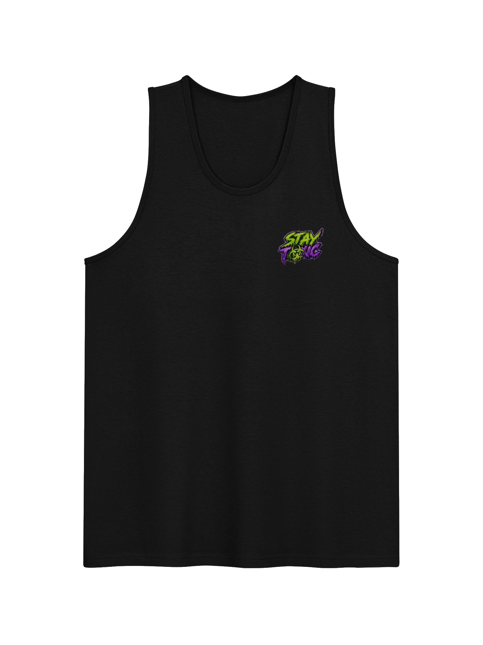 Neon Biohazard Graffiti Tank — SwegBusterr product image (1)