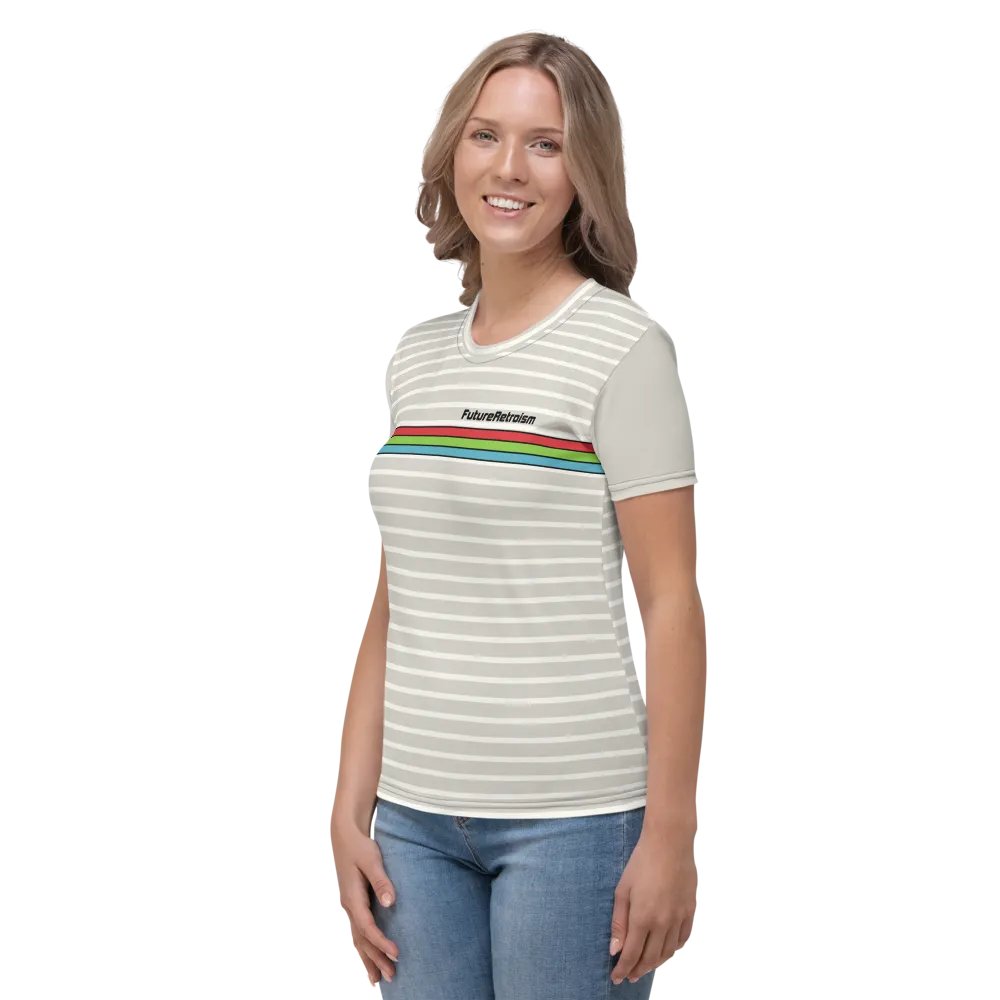 FR AOP Women's Crew Neck T-Shirt product image (3)