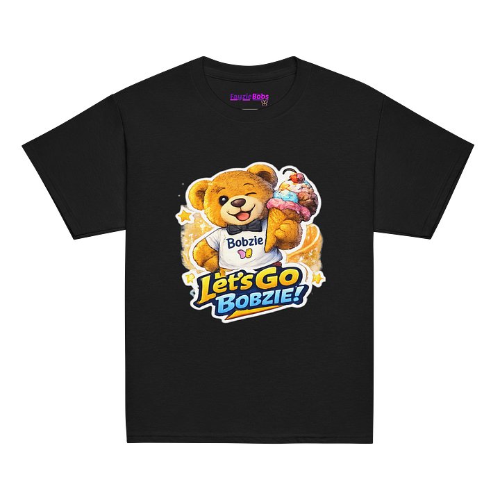 Bobzie Bear Playful Adventure Kids Graphic T-Shirt product image (2)