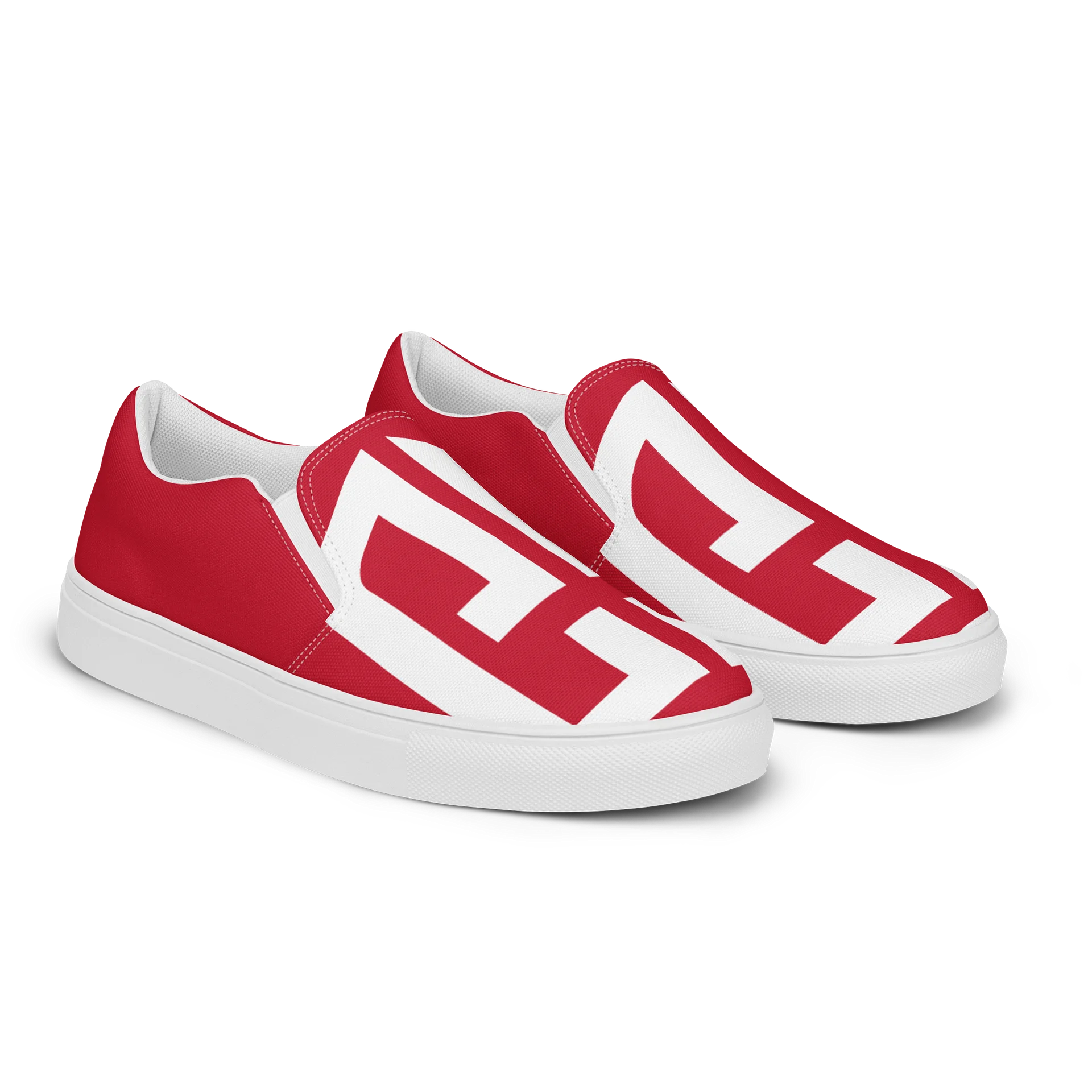 Gaangs Red Slip-On Shoes product image (2)