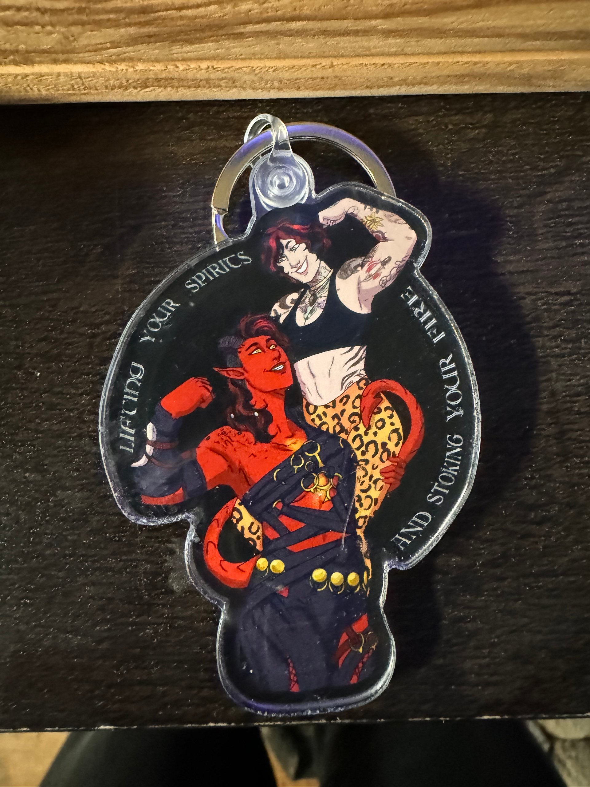 Tiefling Strength! - Keychain product image (1)