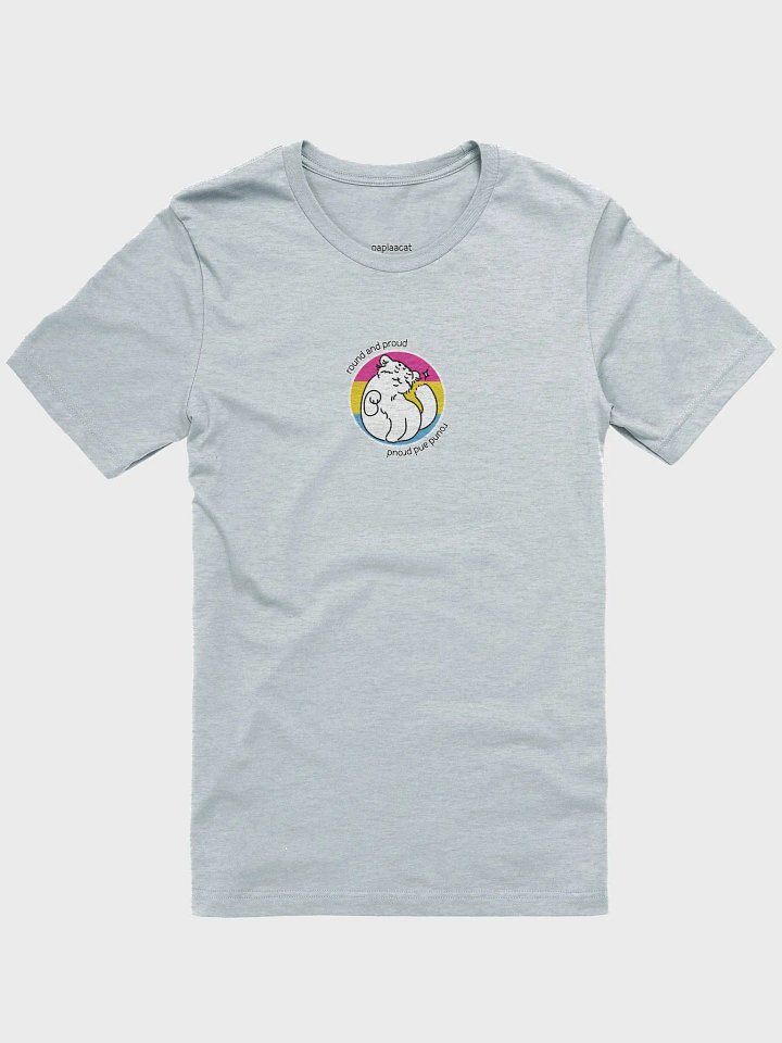 Round and Proud Manul Pansexual Version - Bella+Canvas Unisex T-Shirt product image (7)