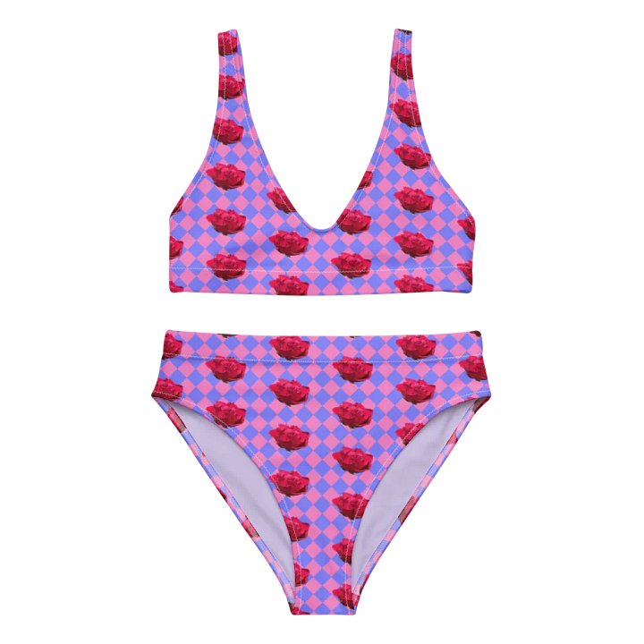 Rosy bikini {melon and periwinkle} product image (2)