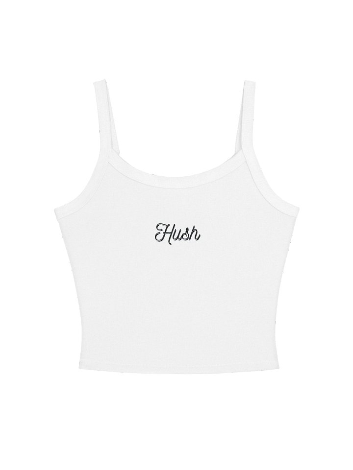 HUSH Black Script Tank Top product image (1)