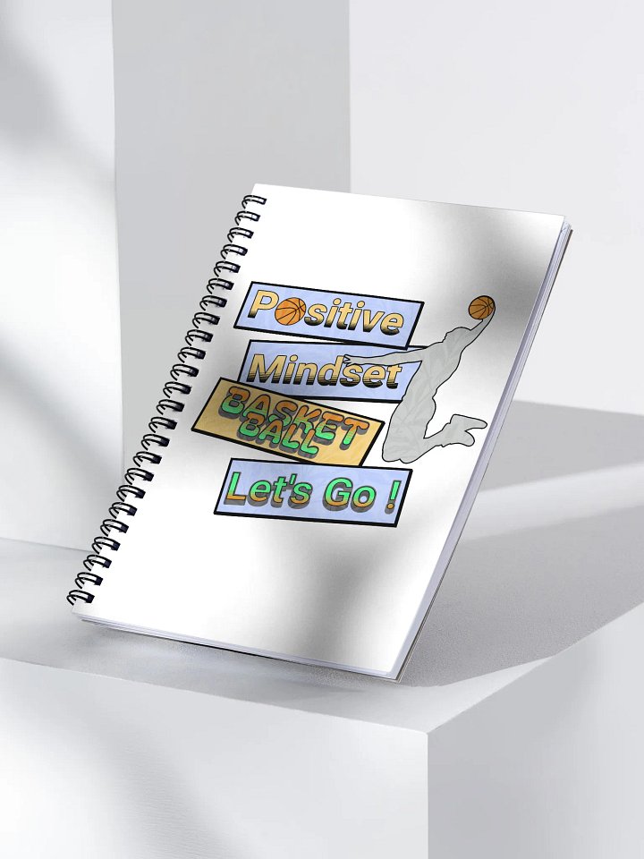 Positive Mindset Basketball Spiral Notebook product image (2)