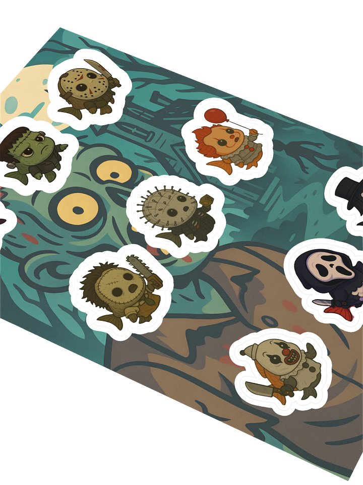 murder fishies part 1 sticker sheet product image (2)