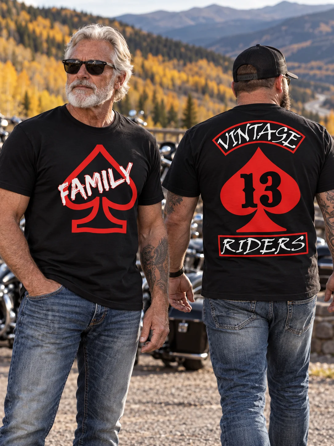 Family + Vintage Riders 13 — Bella+Canvas Unisex Supersoft Tee product image (1)