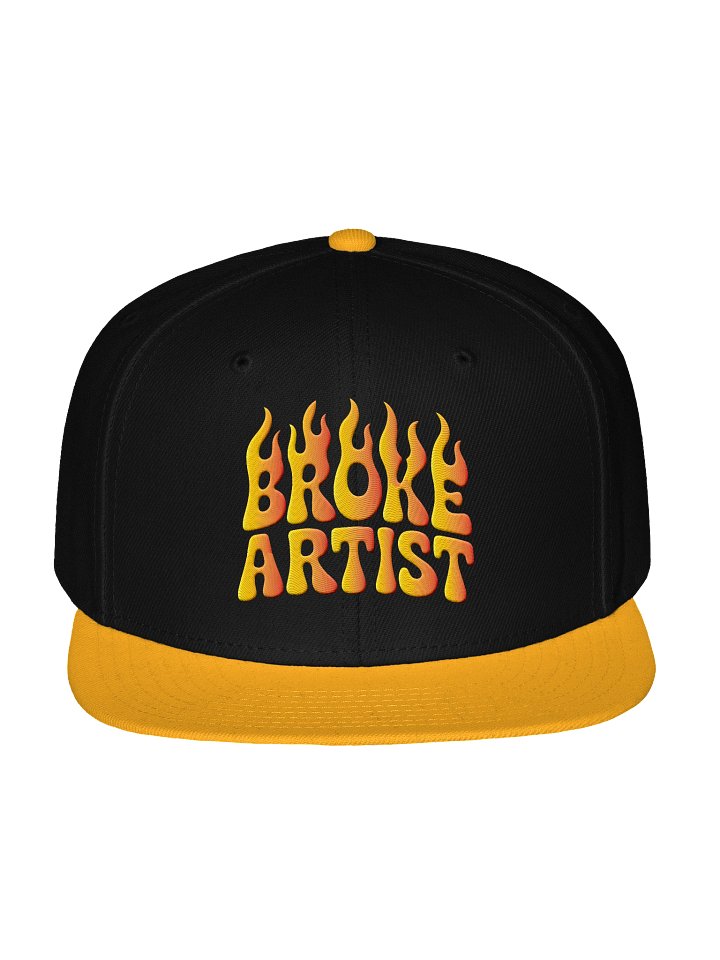 Flaming Broke Artist Snapback product image (1)
