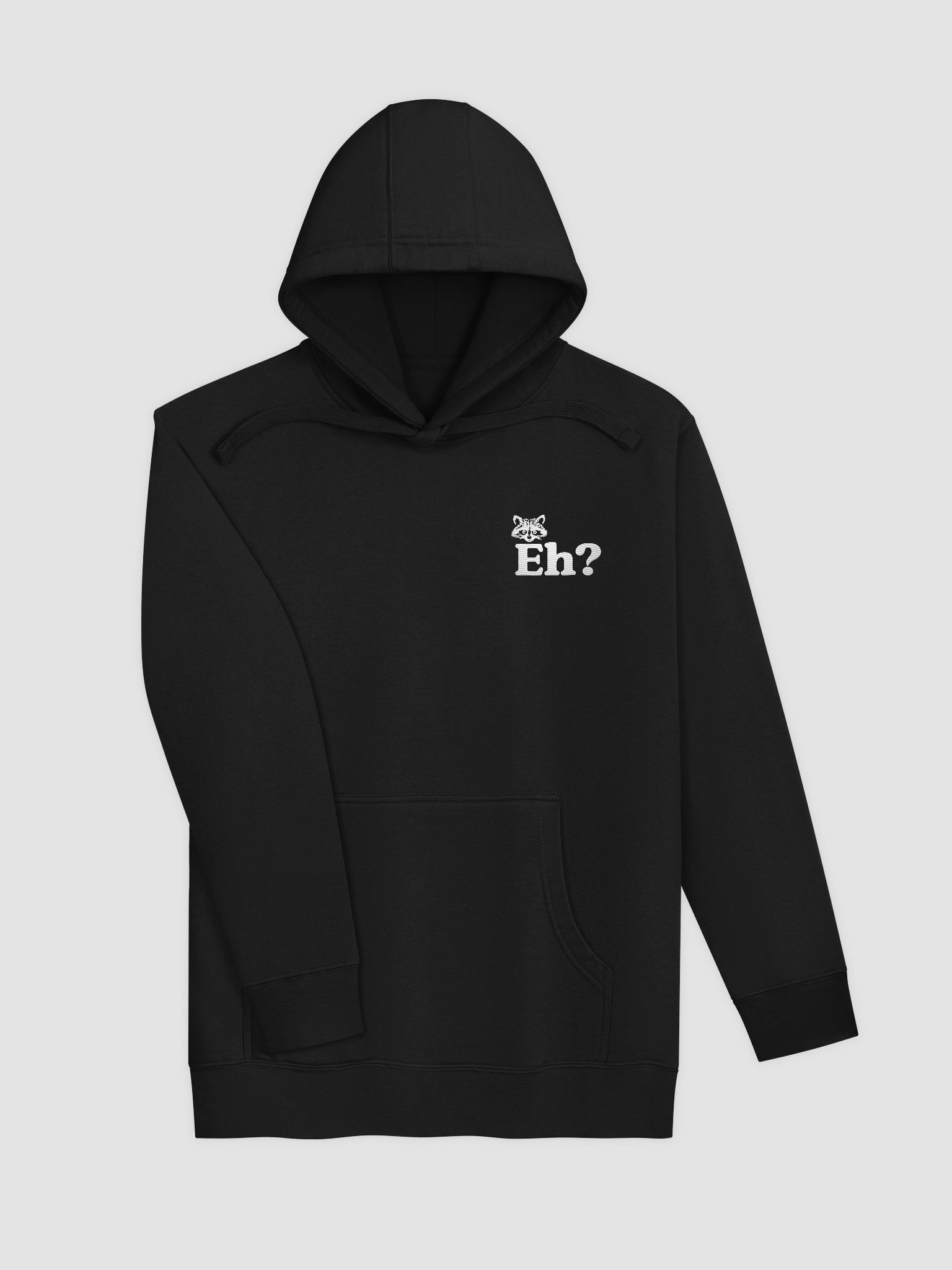 Eh? Raccoon Embroidered Hoodie product image (3)