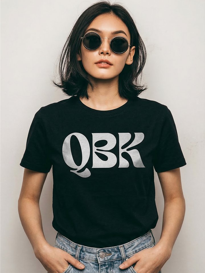 Queens Building Kingdoms™ Premium White Logo T-Shirt product image (1)