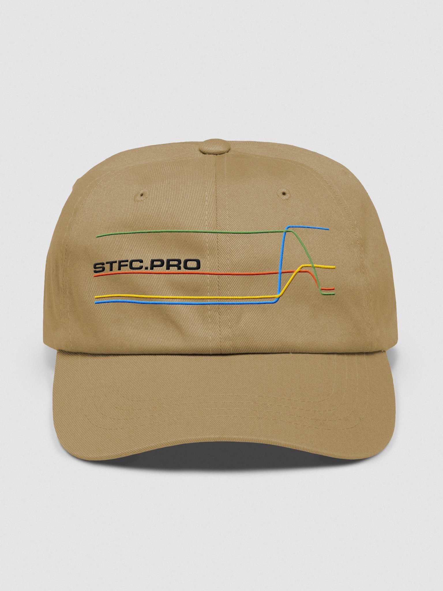 80s inspired STFC.PRO graph lines cap - Dark product image (1)