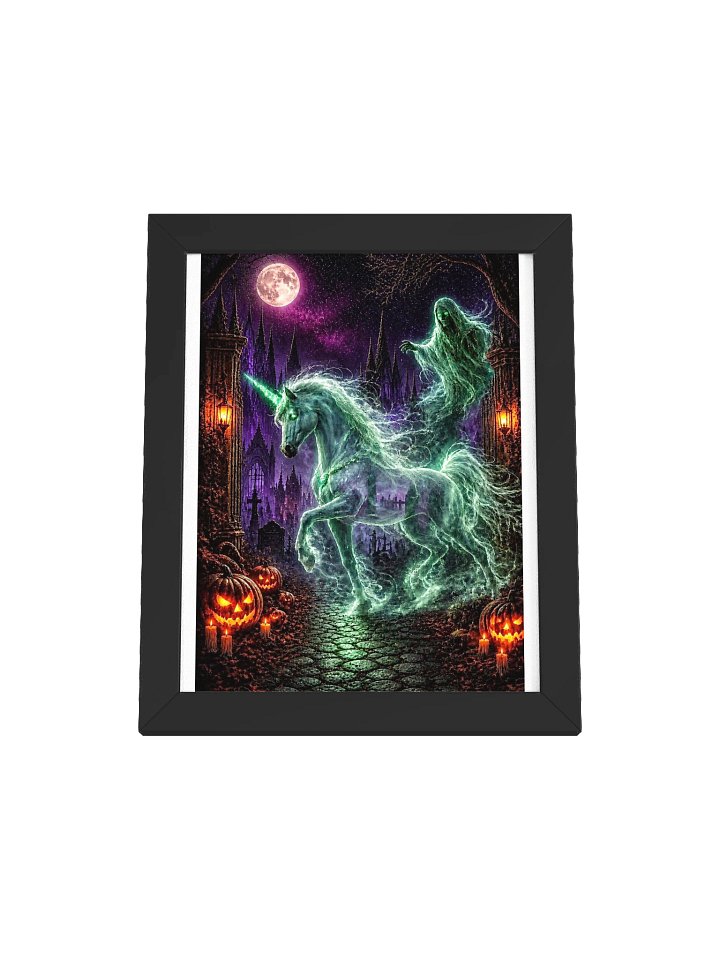 Halloween Unicorn Framed Poster III product image (97)