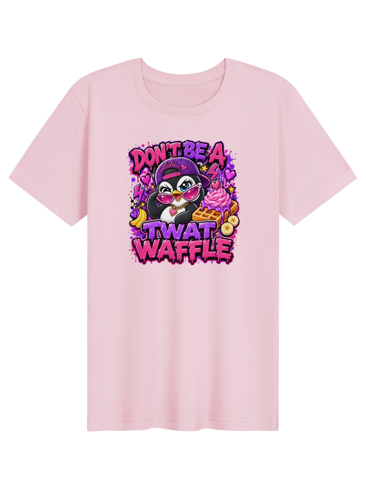 Don’t Be A Twat Waffle Lulu Tee product image (1)