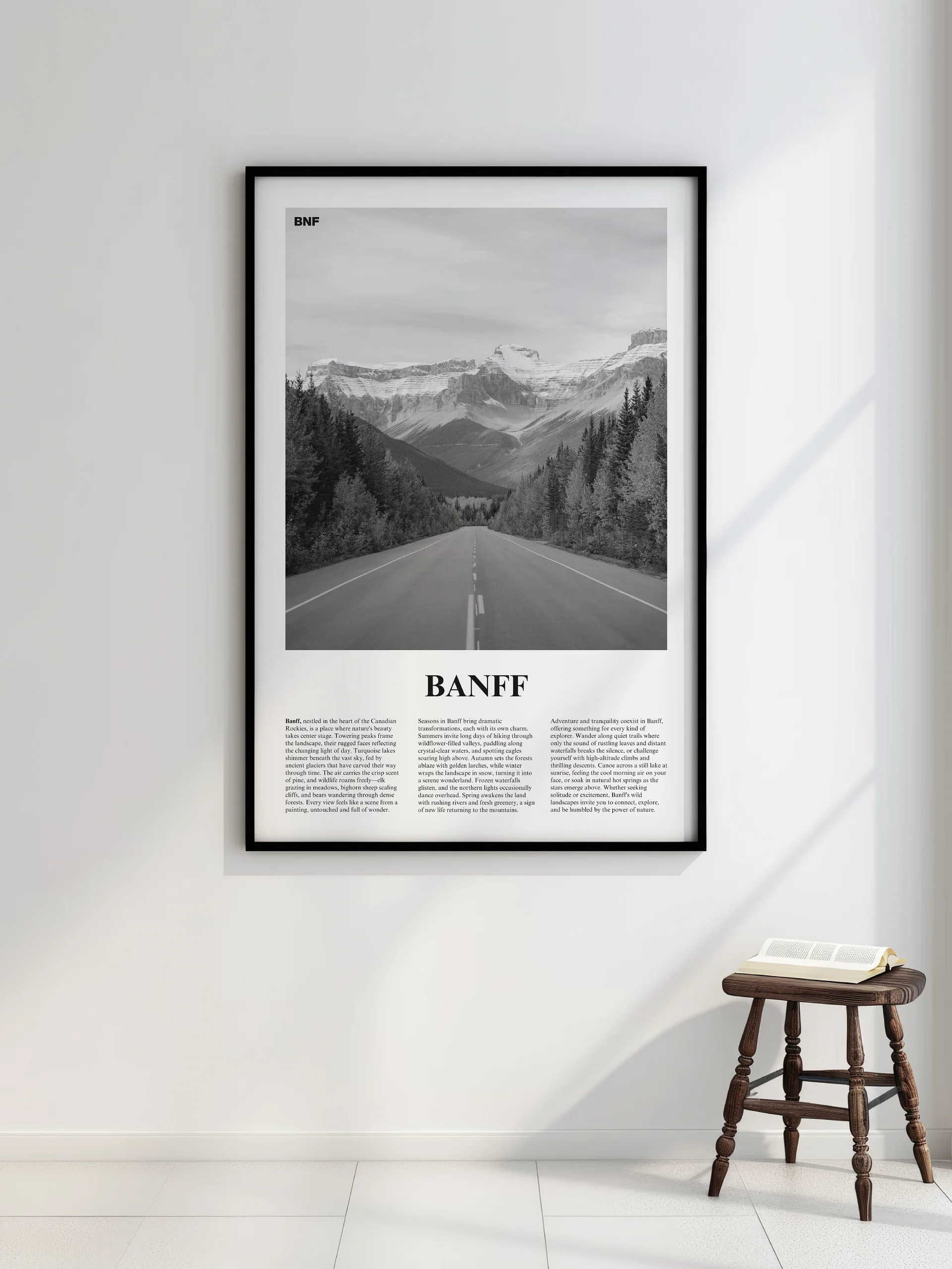 Banff 03 Newspaper Poster | Framed product image (2)