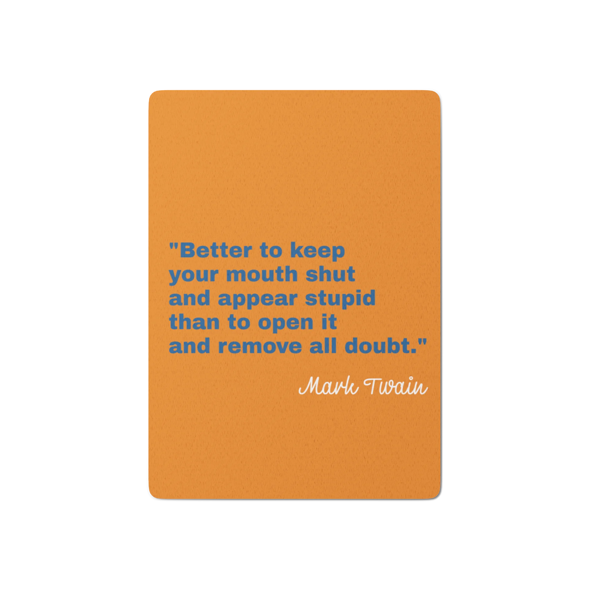 Playing Cards - Twain Orange product image (3)
