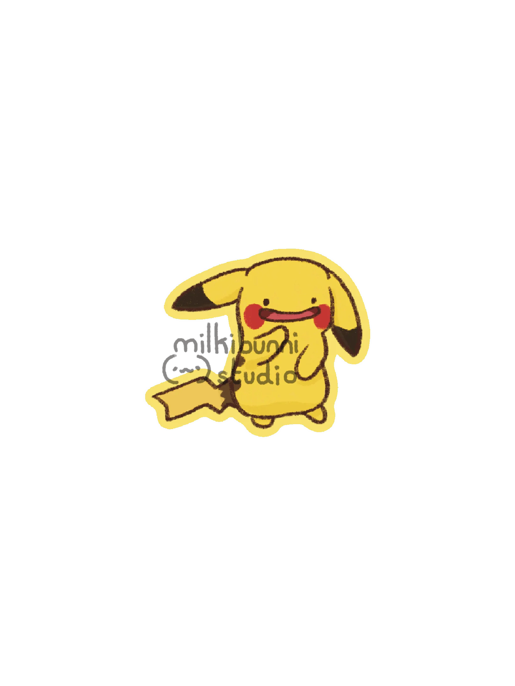 Pikachu Pokopia Sticker product image (1)