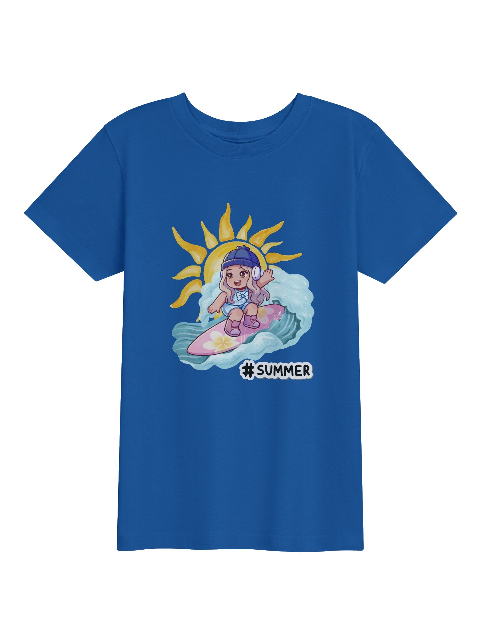 Avi Surfing Summer Vibes Youth T-Shirt product image (5)